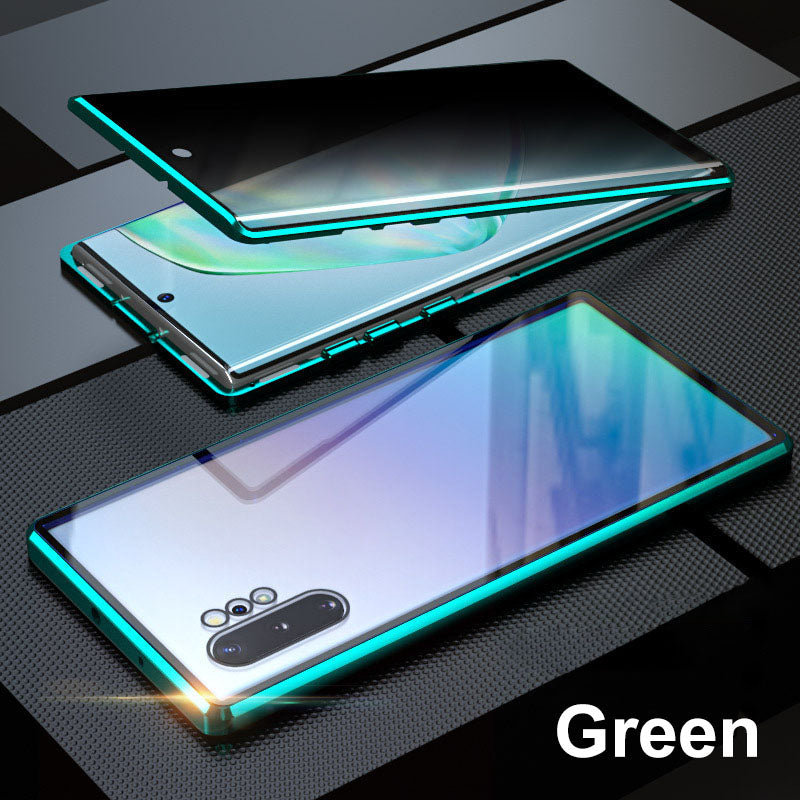 🔥50% OFF🔥Anti-peeping Magnetic Tempered Glass Double-sided Phone Case(Series S21-25)