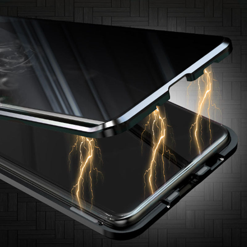 🔥50% OFF🔥Anti-peeping Magnetic Tempered Glass Double-sided Phone Case(Series S21-25)