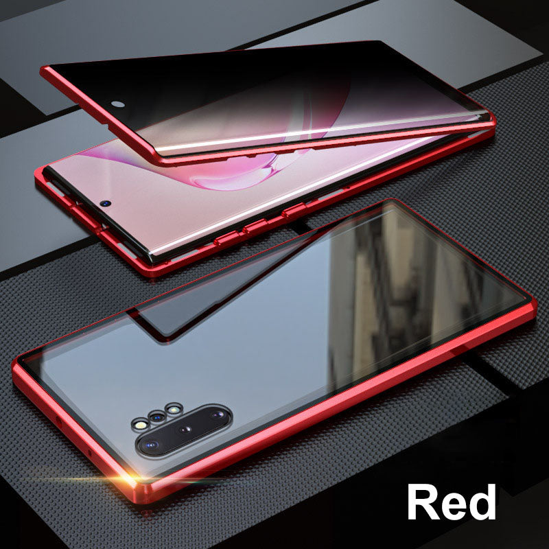 🔥50% OFF🔥Anti-peeping Magnetic Tempered Glass Double-sided Phone Case(Series S21-25)