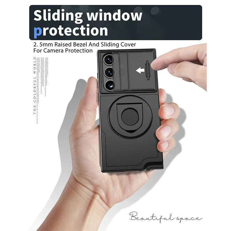 Samsung Military Grade Shockproof Case with Ring Kickstand(Limited Time Offer)