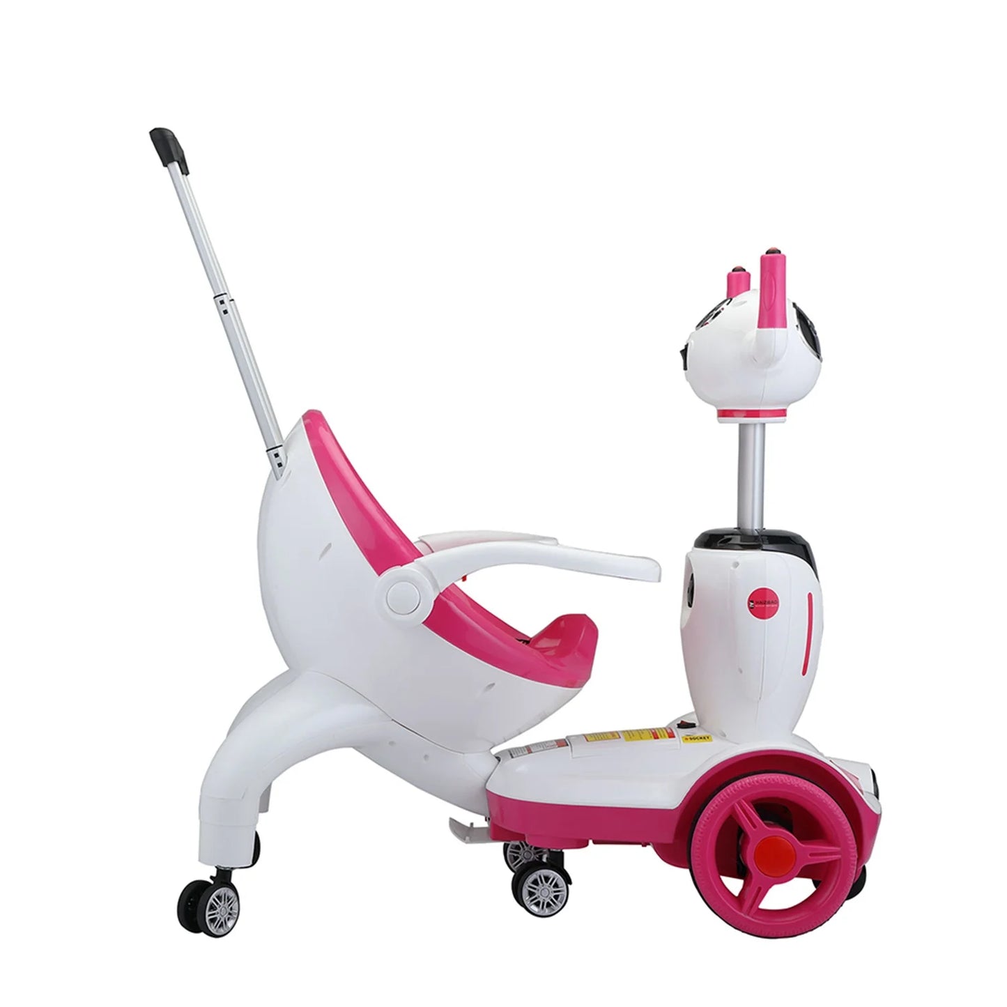 🔥Detachable Design 6V Children's Electric Robot Stroller Ride-On Toy Car