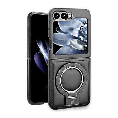 Luxury Business Style PU Leather Magnetic Protective Case with Stand for Samsung Z Flip and Z Fold