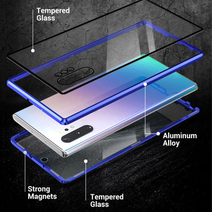 🔥50% OFF🔥Anti-peeping Magnetic Tempered Glass Double-sided Phone Case（Series S21-25）