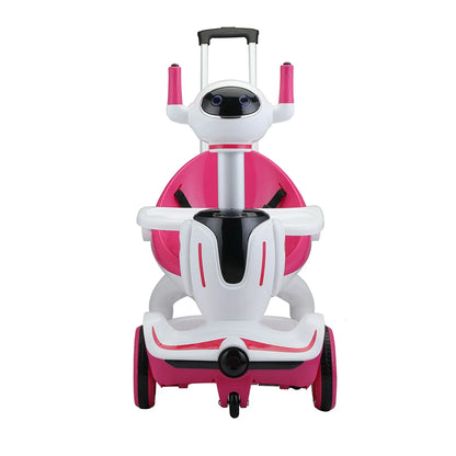 🔥Detachable Design 6V Children's Electric Robot Stroller Ride-On Toy Car