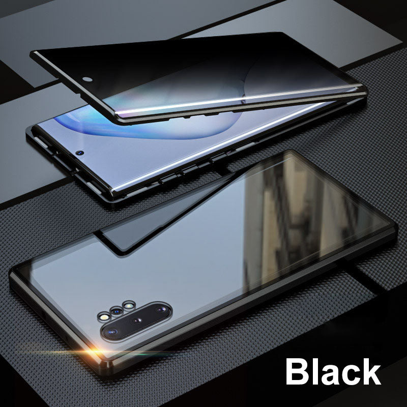 🔥50% OFF🔥Anti-peeping Magnetic Tempered Glass Double-sided Phone Case（Series S21-25）